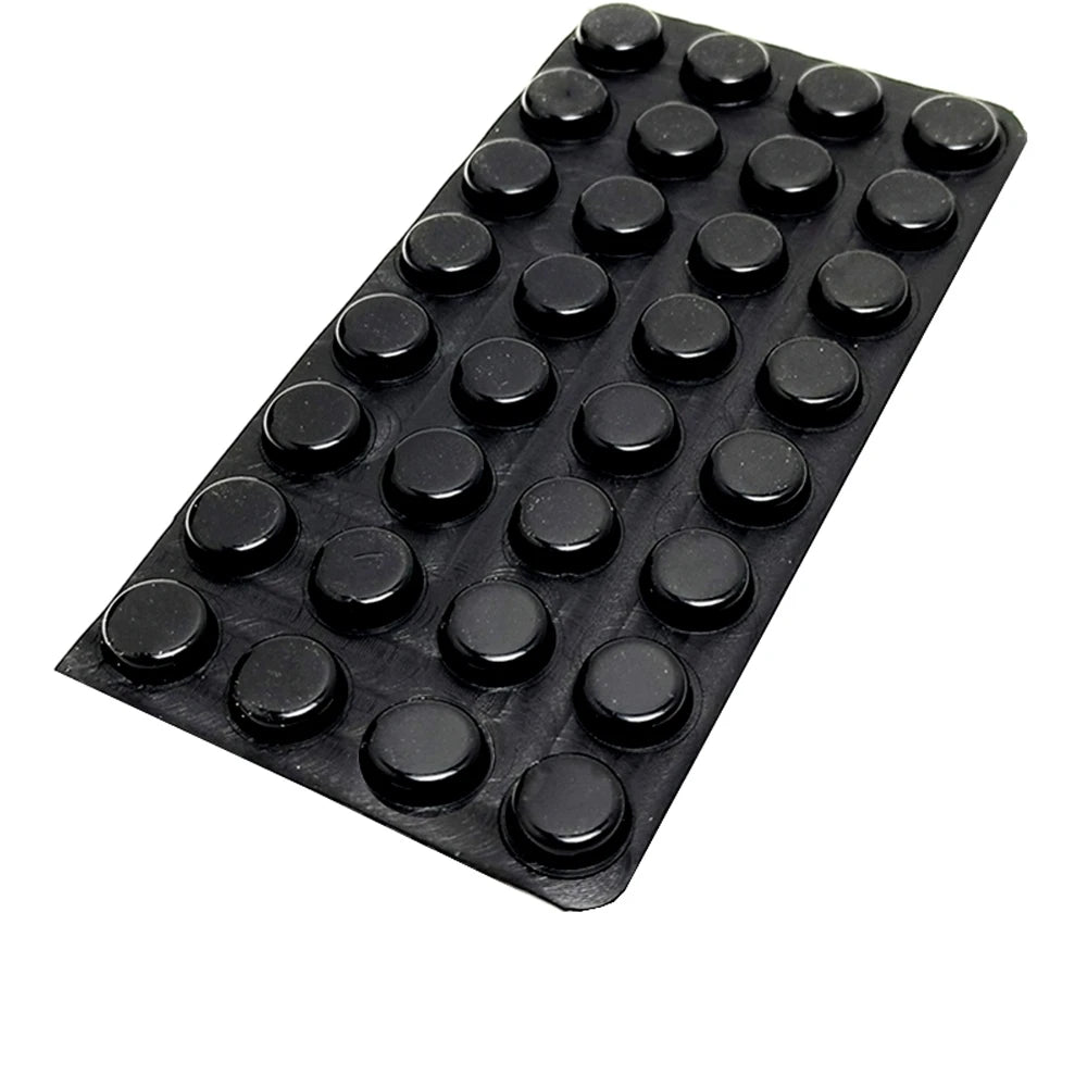 Self-Adhesive Silicone Cabinet Door Bumper Pads, Black or Clear - view 9