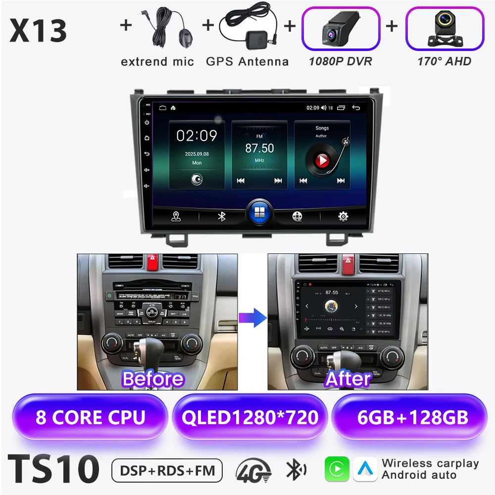 Honda CR-V 2007-2011 Multimedia Nav Radio - Android Auto & CarPlay - image 14