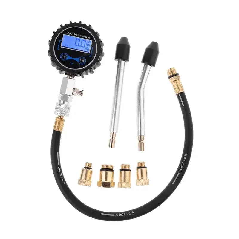 Compression Tester for Petrol Engine Cylinder Automobile Pressure Gauge Tester