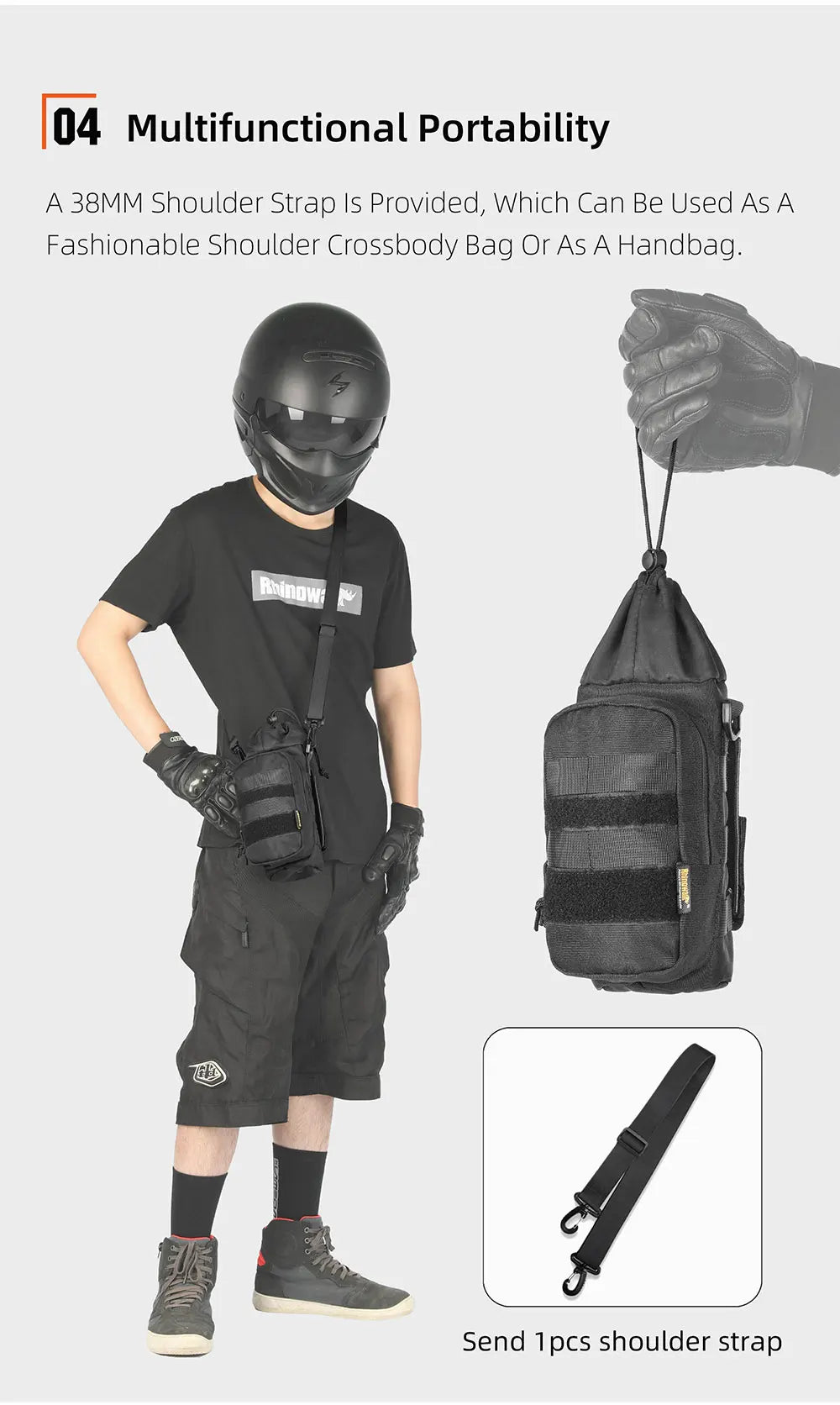 Rhinowalk Insulated Water Bottle Pouch with MOLLE System - image 21