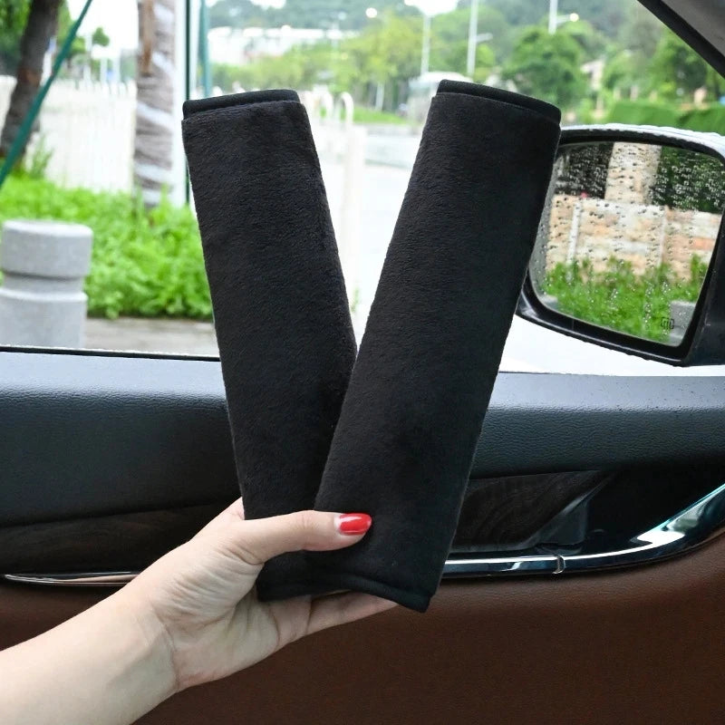 2-Pack Seat Belt Shoulder Pad Covers for Kids & Adults