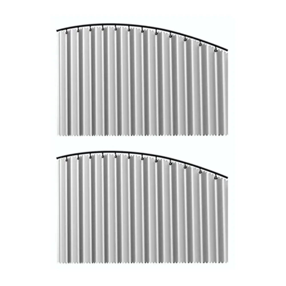 Car Side Window Pleated Sun Shades with Slide Track