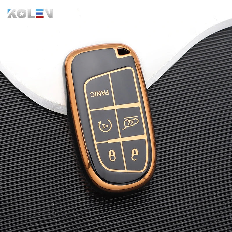 TPU Remote Key Case Cover for Jeep Dodge Ram Fiat Vehicles - image 17