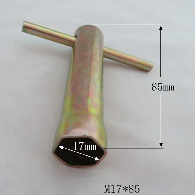 Tubular Spark Plug Socket Wrench for 10mm 12mm 13mm 14mm 17mm 19mm 20mm Removal