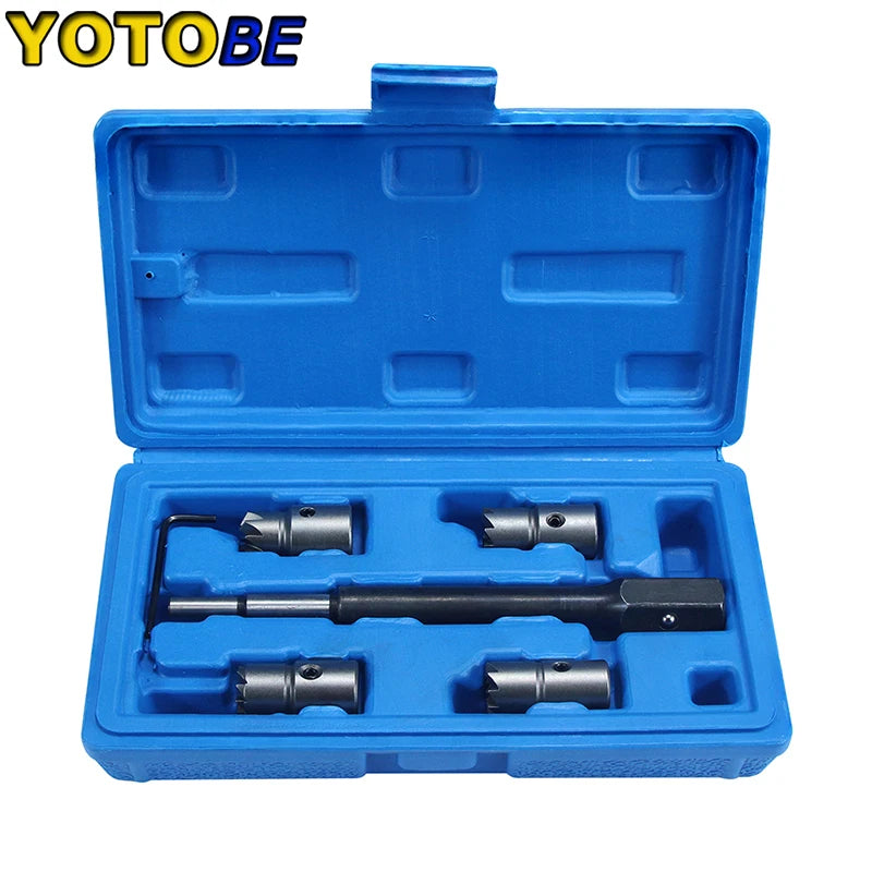 Diesel Injector Seat Cleaner & Reamer Tool Set for Common Rail (5Pcs)