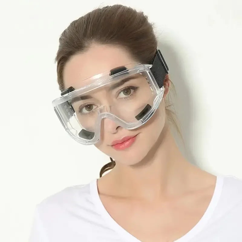 Safety Goggle Anti Fog Anti Splash Dust Proof Work Lab Eyewear Eye Protection Industrial Research Safety Glasses Clear Lens