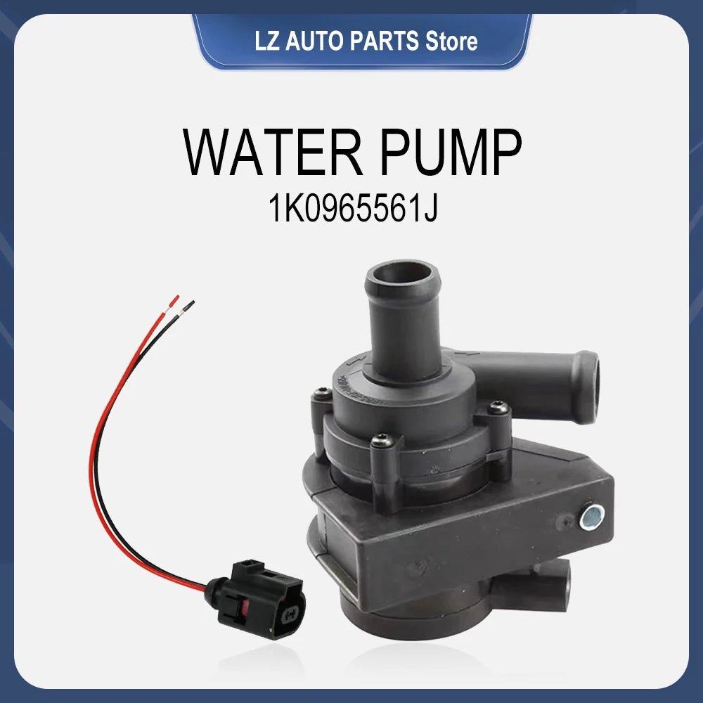 NEW 1K0965561J Cooling Water Pump Car Auto Additional Auxiliary Electric 12V for Jetta Golf CC Volkswagen VW Passat B5 B6 AudiA3