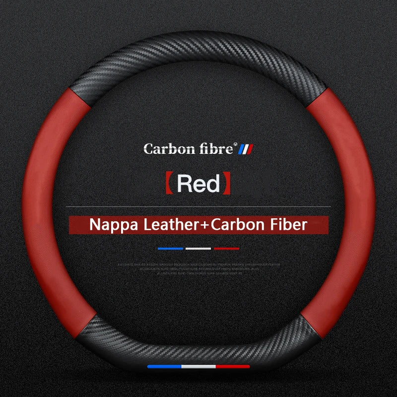 Universal Microfiber Leather Steering Wheel Cover for Chevy - image 17