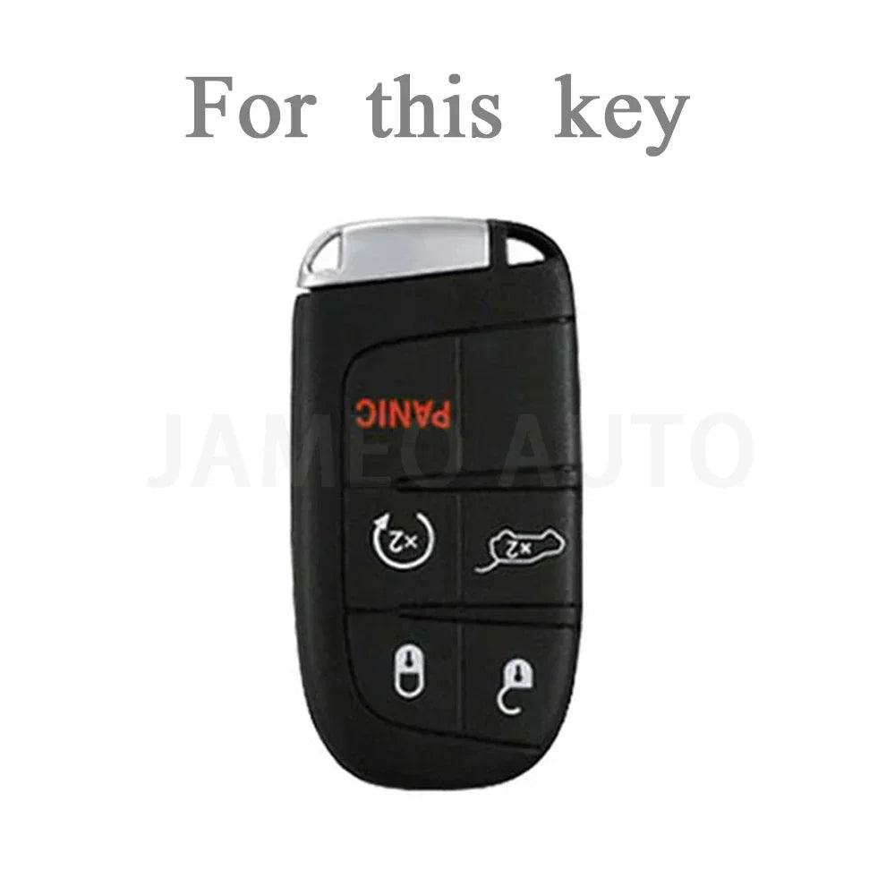 TPU Key Case for Jeep Chrysler Dodge Ram Fiat Remote Cover
