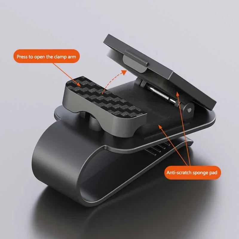 Car Sun Visor Sunglasses Clip Multifunctional Glasses Ticket Card Holder Stable Storage Practical Car Interior Accessories