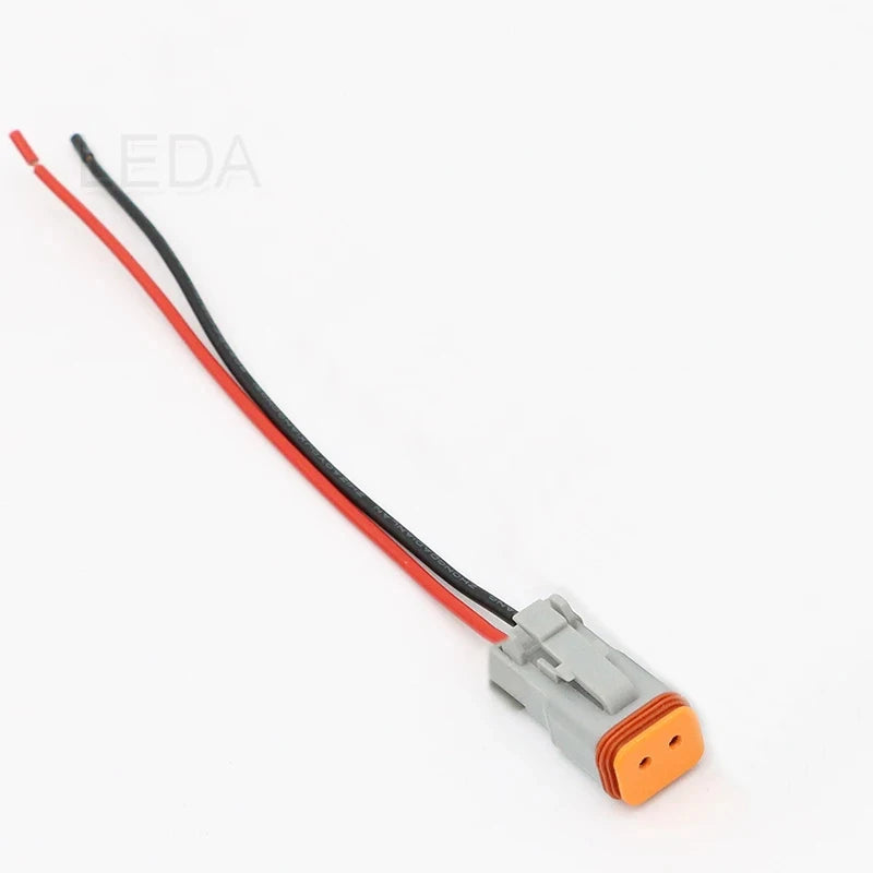DT Waterproof Wire Connector with 15cm Leads, 2 to 12 Pin