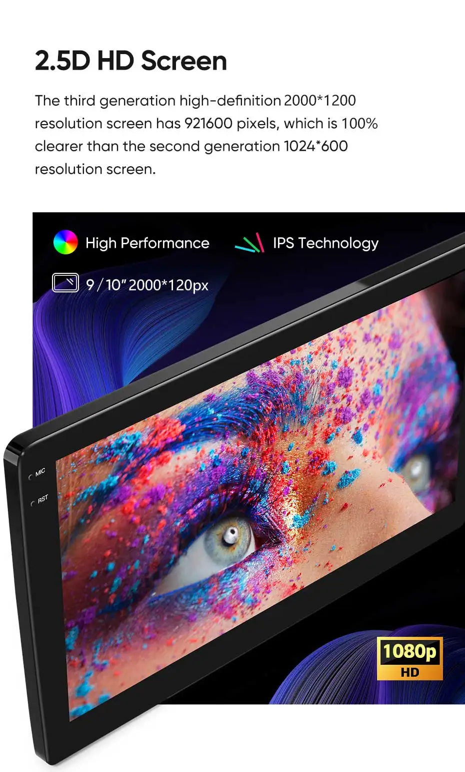 Chevy Malibu 2012-2015 CarPlay Receiver with 9" QLED Touchscreen - image 15