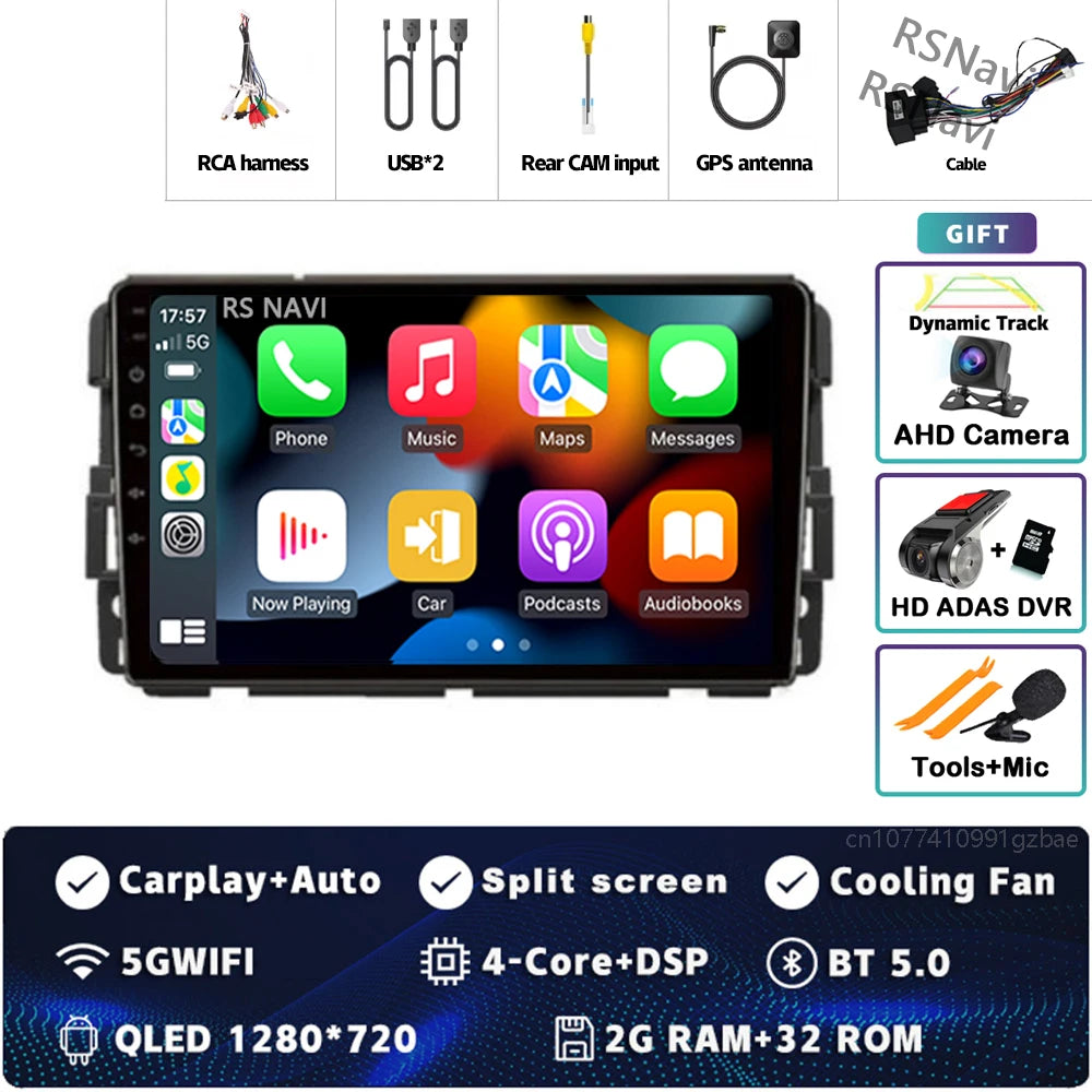 9" Android Car Stereo for Chevy GMC with CarPlay & Android Auto - image 39