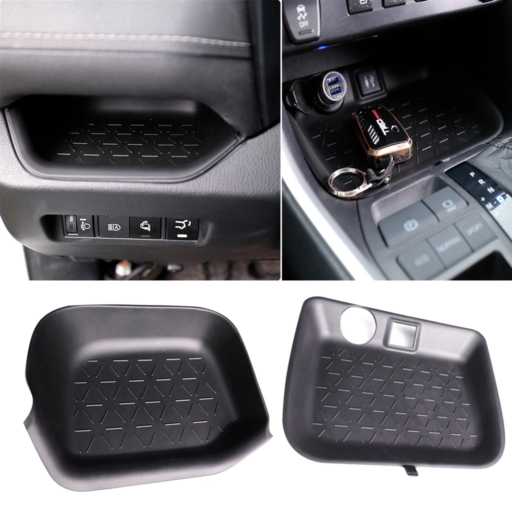 Silicone Center Console Storage Pads for Toyota RAV4 2020-2025