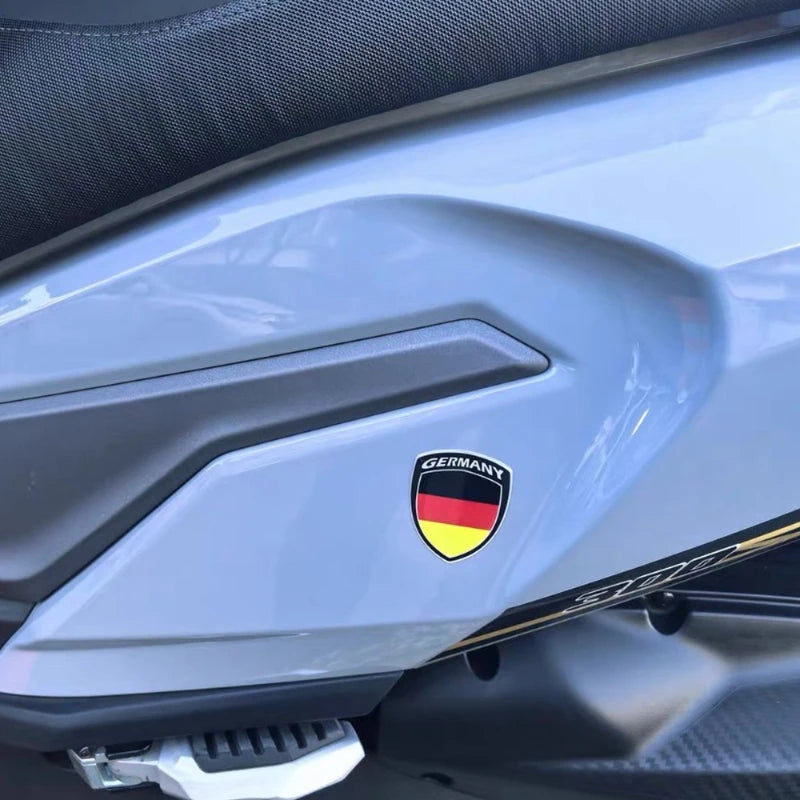 3D Reflective Epoxy National Flag Decals for Motorcycles and Helmets - view 10