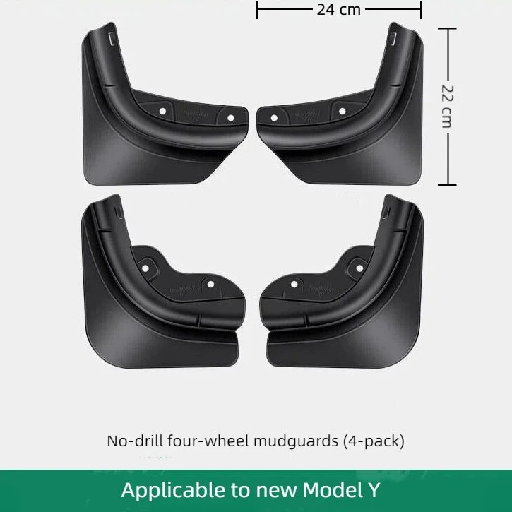Mud Flaps Splash Guards for Tesla Model Y & Model 3