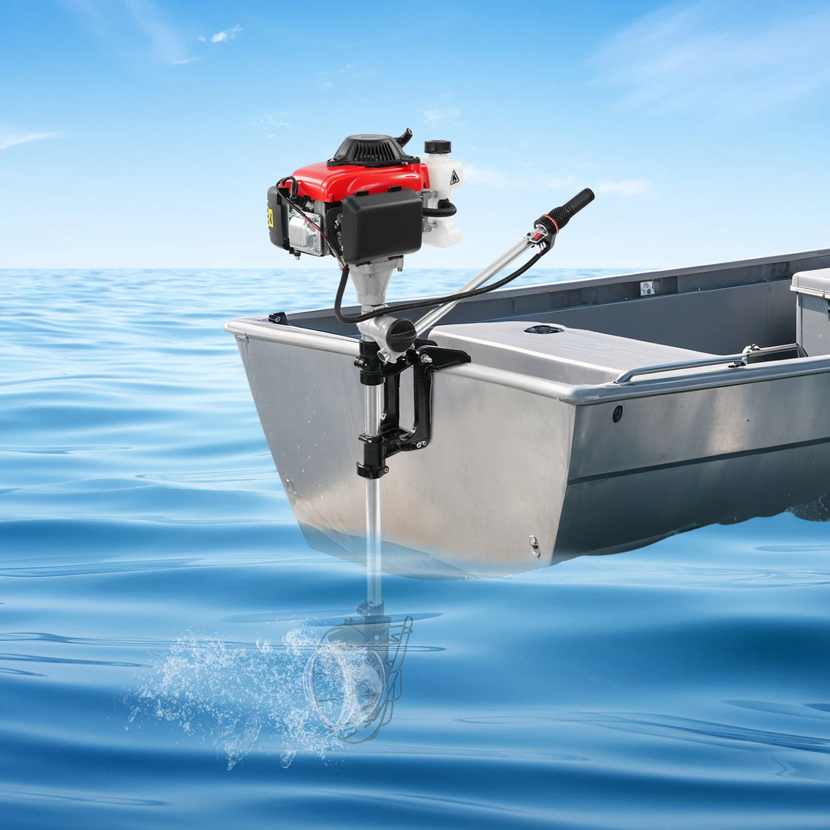 4.0HP Four-Stroke Outboard Motor with Propeller Guard
