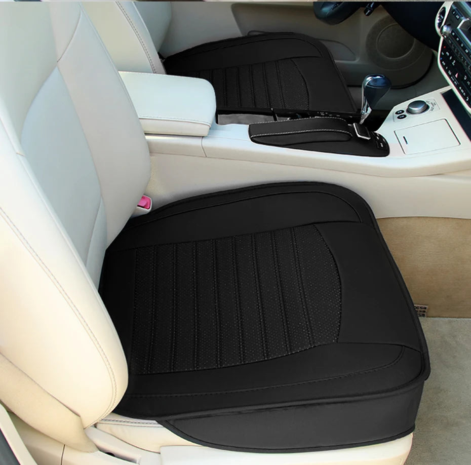 PU Leather Front Seat Cover with Anti-Slip Backing