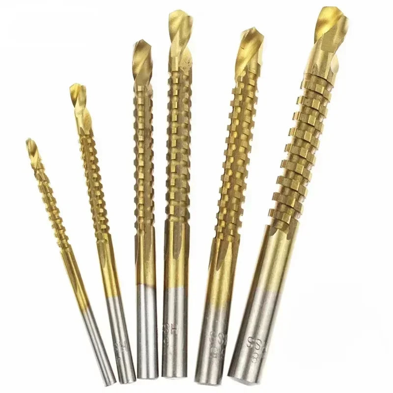 6pcs HSS Twist Drill Bit Set 3-8mm for Wood/Metal/Plastic - image 10
