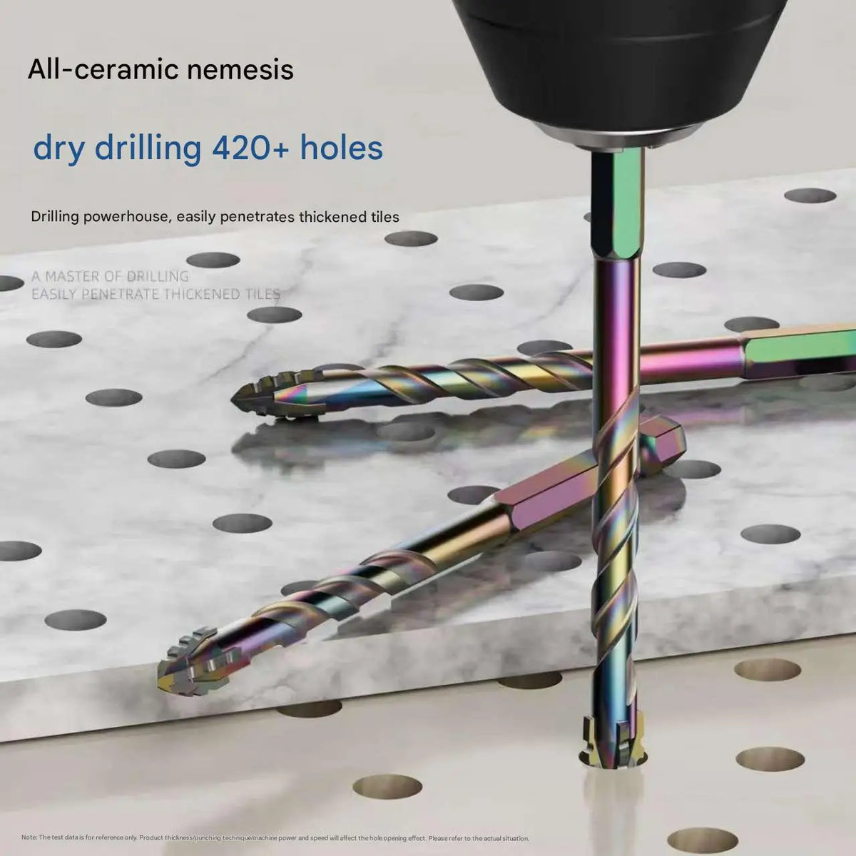 3-12mm Four-edge Serrated Drill Bit Set Drilling Tools Tor Glass Tiles, Concrete, Metal, Ceramics, etc.Drill Bits Set Tools