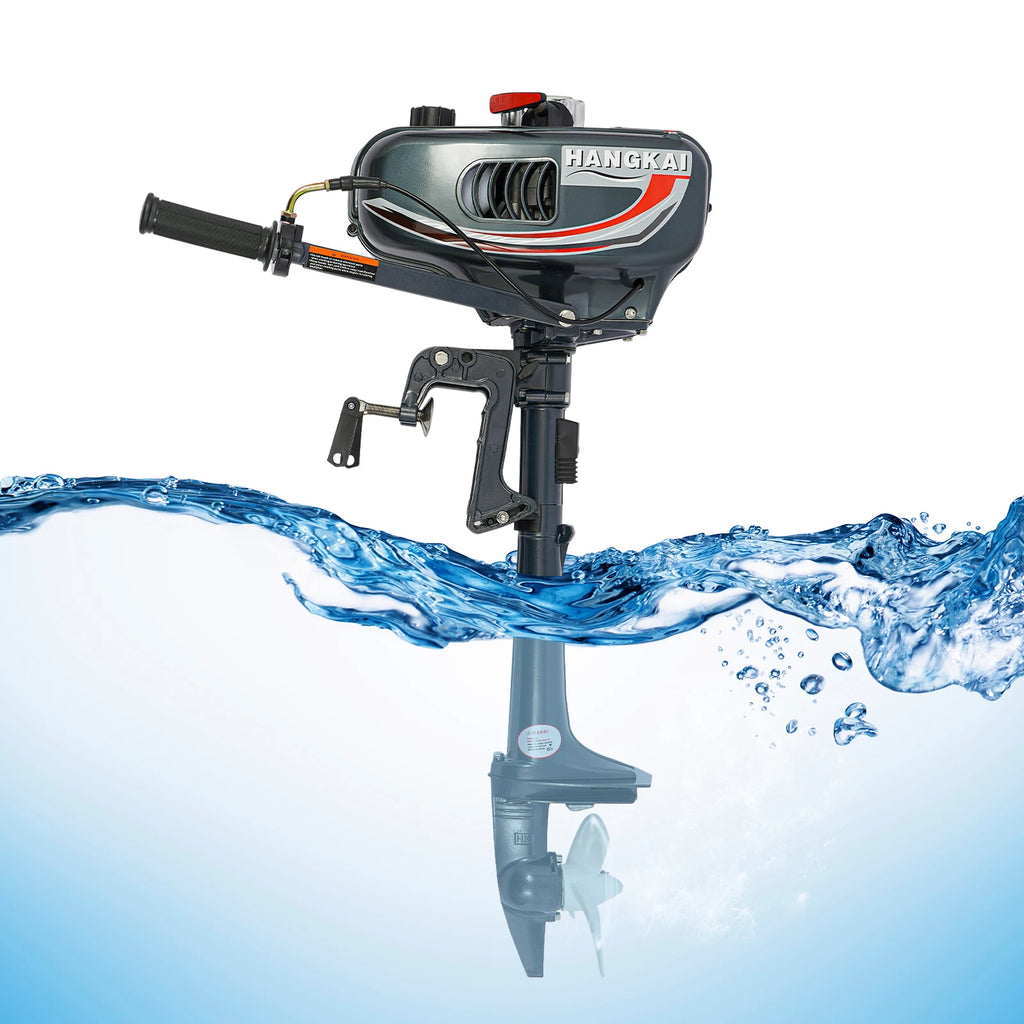 3.5HP 2-Stroke Gasoline Outboard Motor, Short Shaft