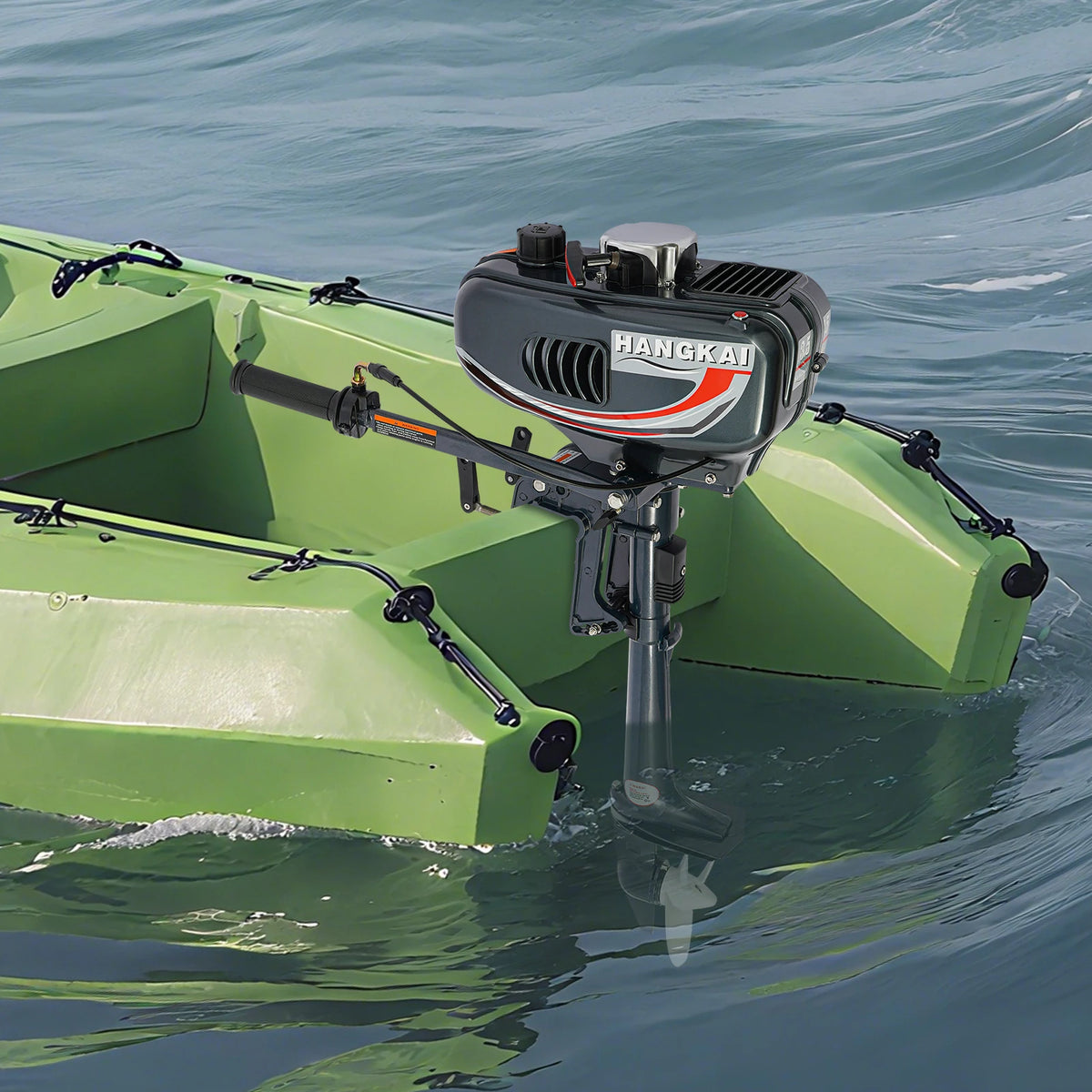 3.5HP 2-Stroke Gasoline Outboard Motor, Short Shaft