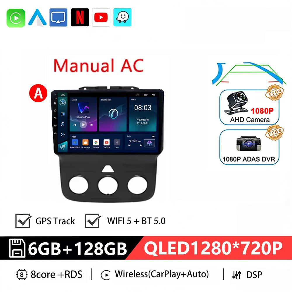 10" Android Touchscreen Car Stereo Dodge Ram 2013-2018 CarPlay GPS - image 39