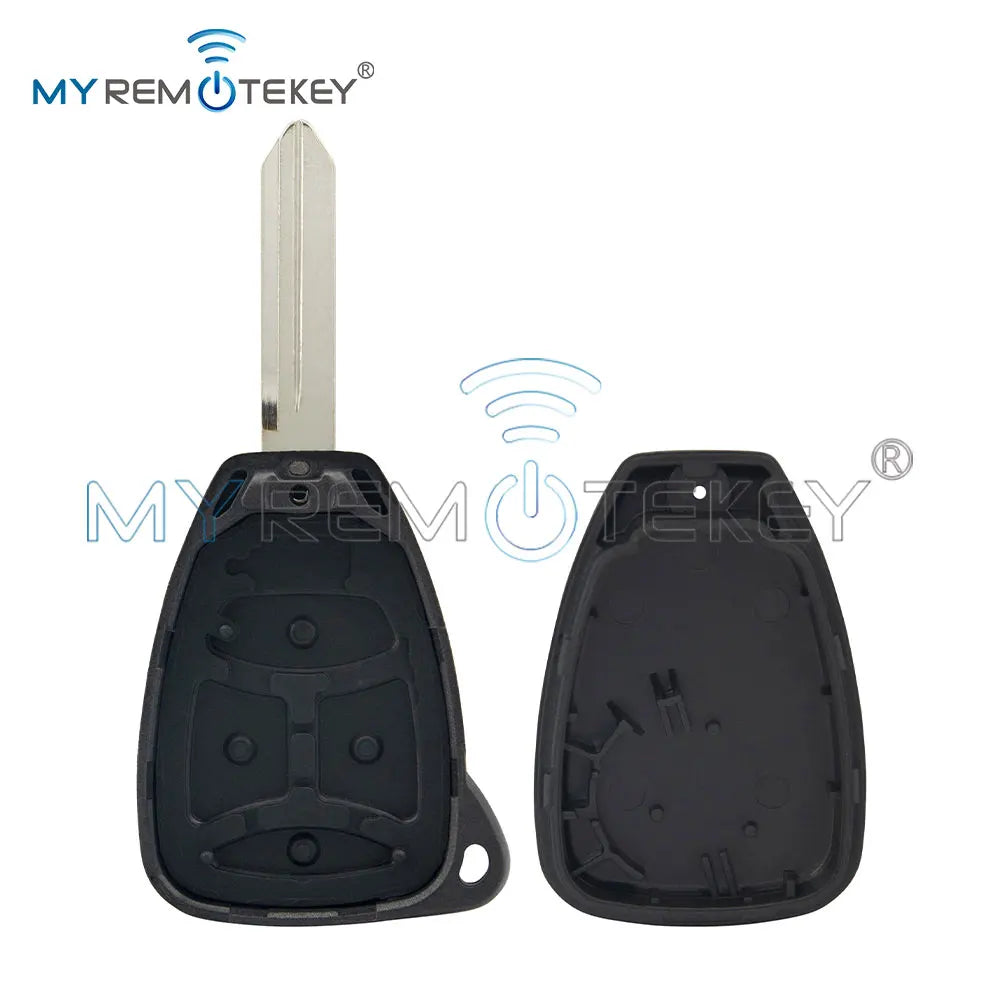 Replacement Key Shell Case for Chrysler Dodge Jeep (2-6 Button) - image 5