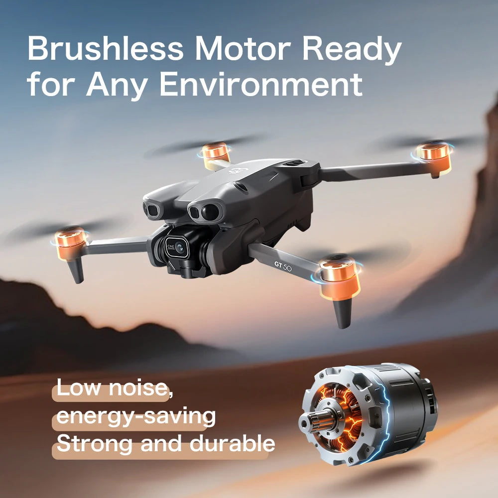 GT50 Drone 8K HD Camera 5G Brushless Motor FPV Foldable RC Quadcopter - image 3