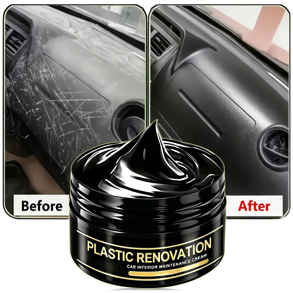 Car Interior Scratch Repair Wax – Restores Plastic & Rubber