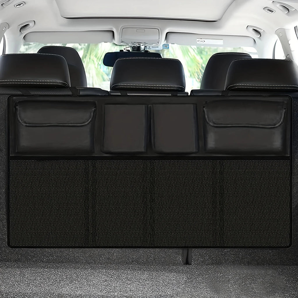 Oxford Cloth Seat Back Storage Bag with Mesh Pocket