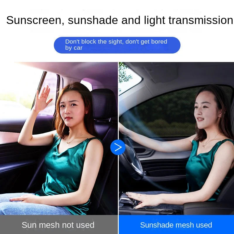 Foldable Mesh Side Window Sun Shades