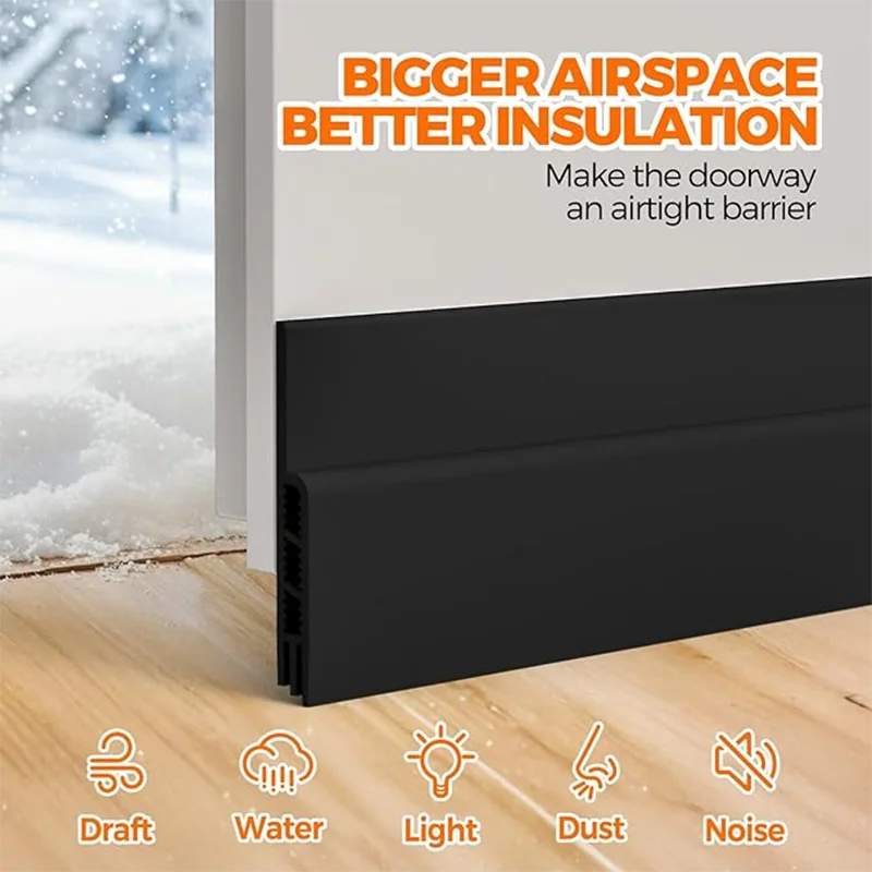 Strong-Adhesive Door Sweep Draft Blocker