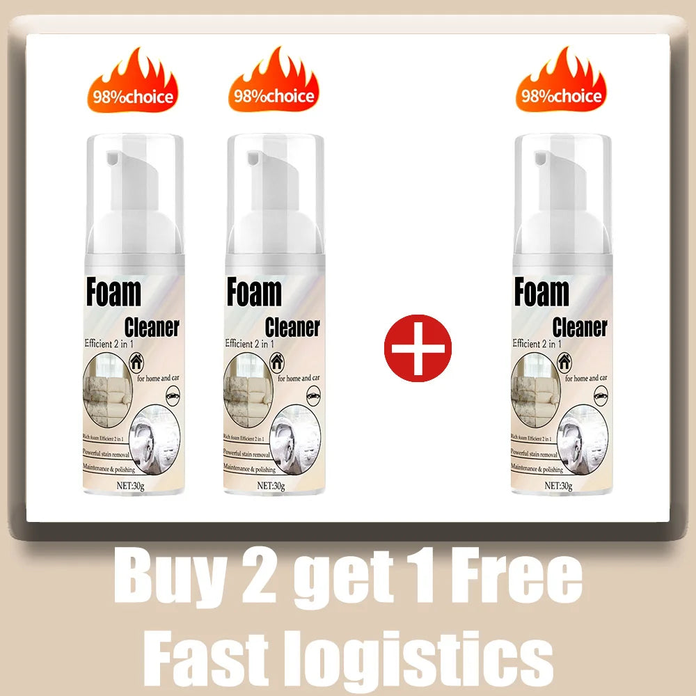 Multi-Surface Foam Cleaner for Car & Home Stain Removal - image 9
