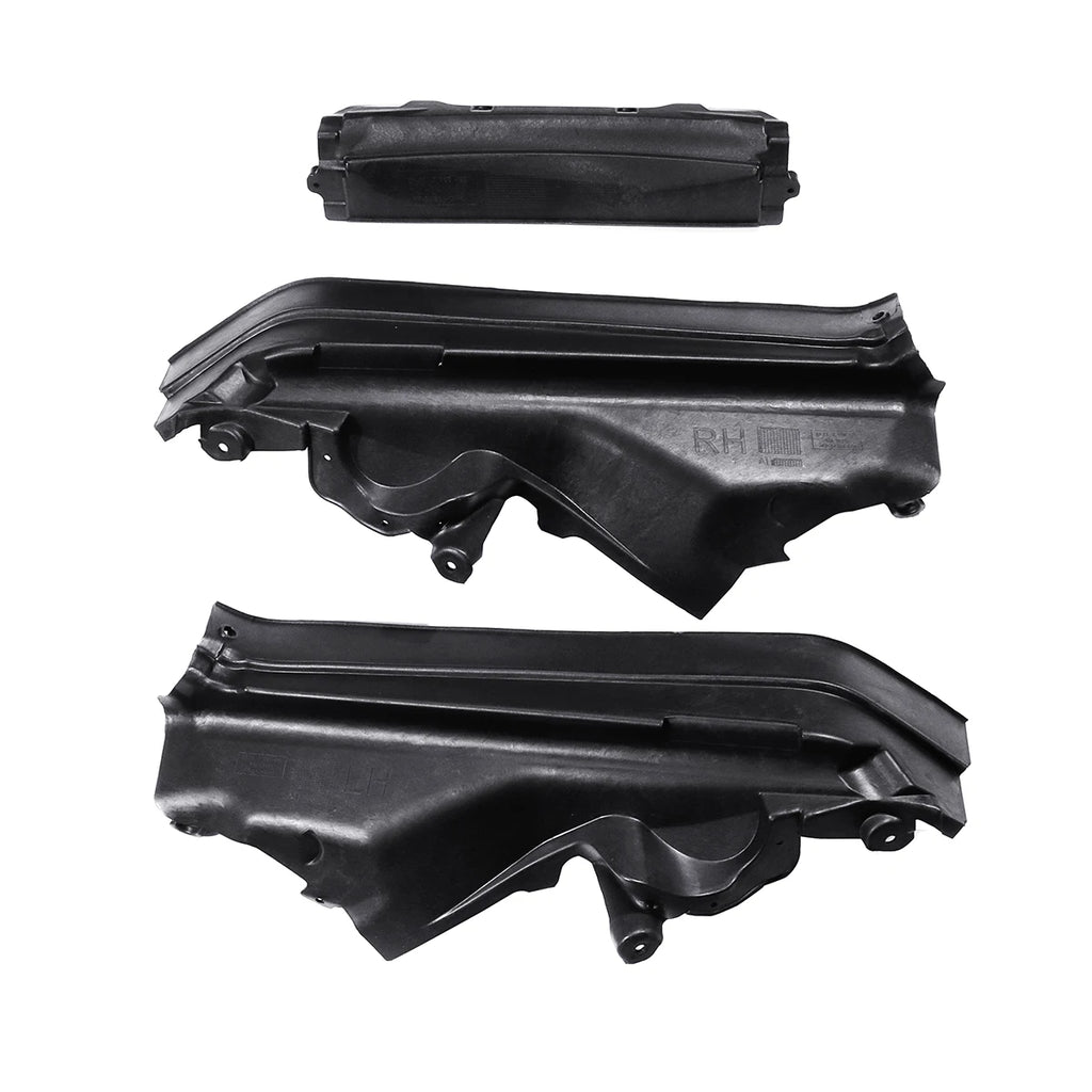 3pc Black Engine Bay Partition Panel Set for BMW X5 and X6 E70 E71 - view 13