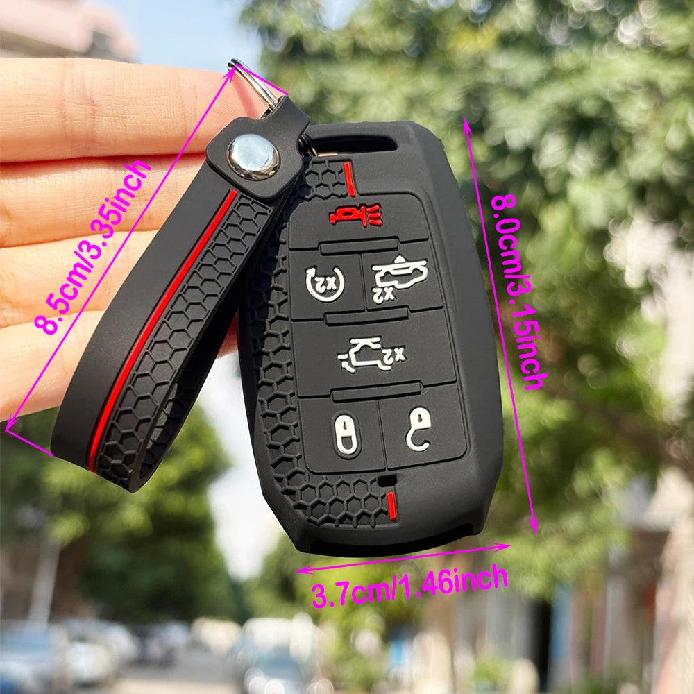 Dodge Ram Key Fob Cover - Silicone Protective Case (1500/2500/TRX) - image 4
