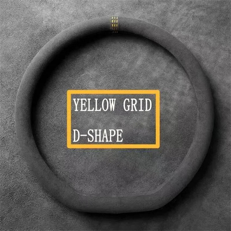 Ultra-Thin Non-Slip Steering Wheel Cover, Round or D-Shape