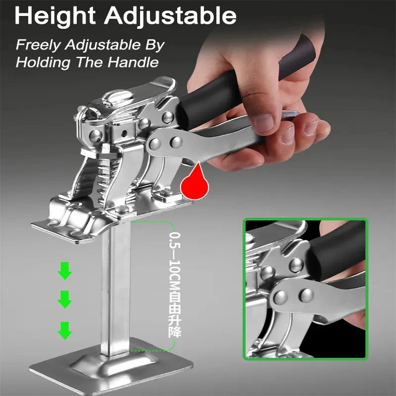 Lifting Tool Labor-Saving Arm Jack Door Panel Drywall Lifting Cabinet Board Lifter Tile Height Adjuster Elevator Tools Height Re