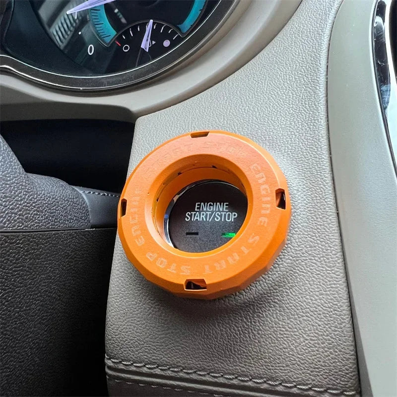 Decorative Push Start Button Cover, 9 Colors