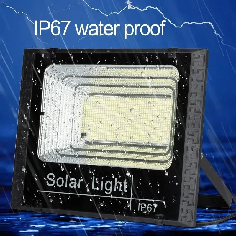 30W Solar Powered Flood Light with Remote Control