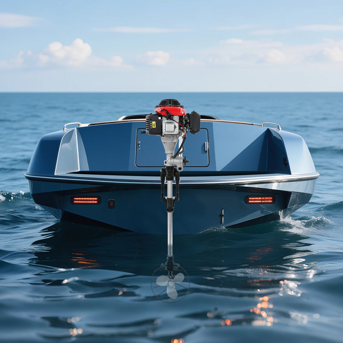 4.0HP Four-Stroke Outboard Motor with Propeller Guard