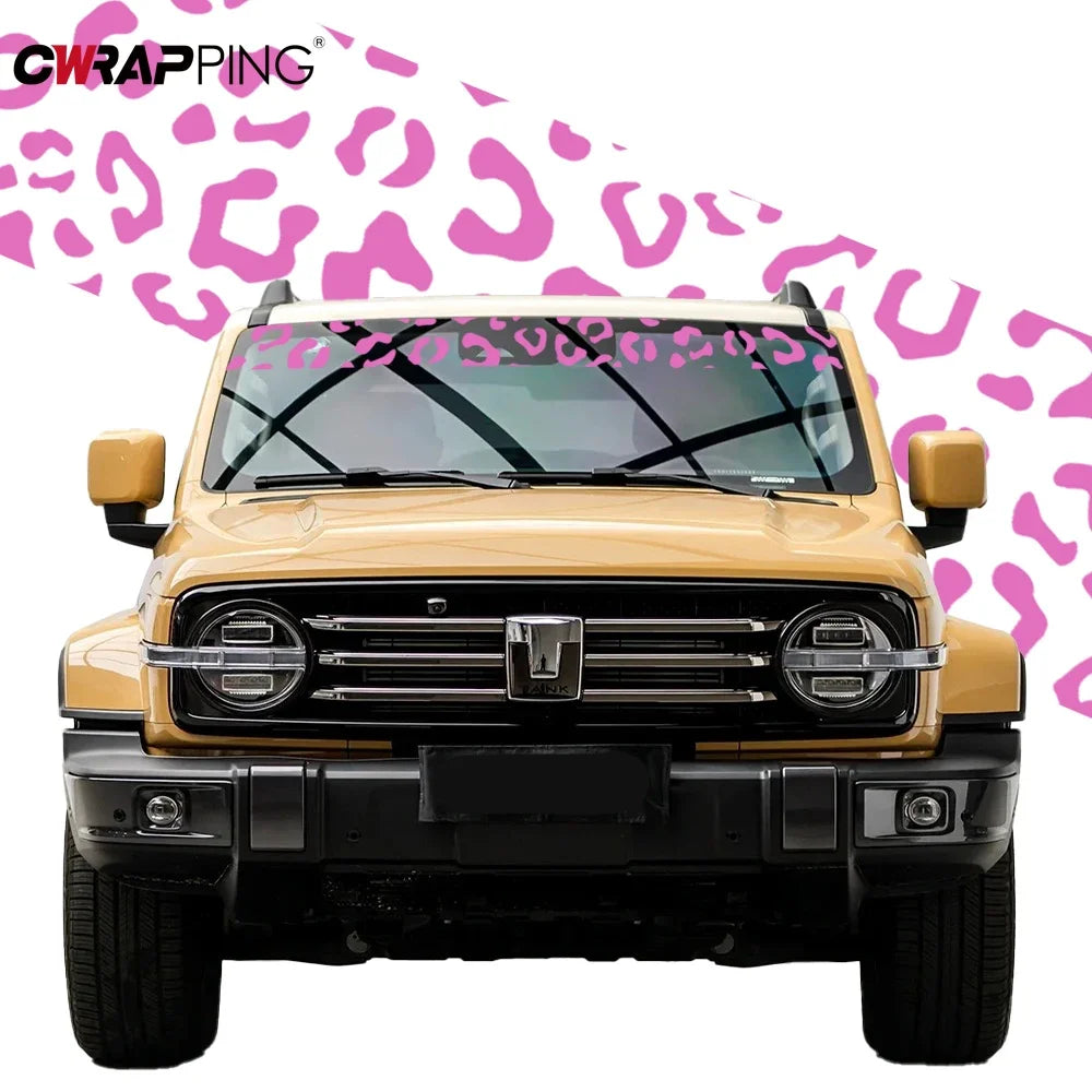 Leopard Print Car Decal Sticker - Waterproof Vinyl Auto Decal - image 4