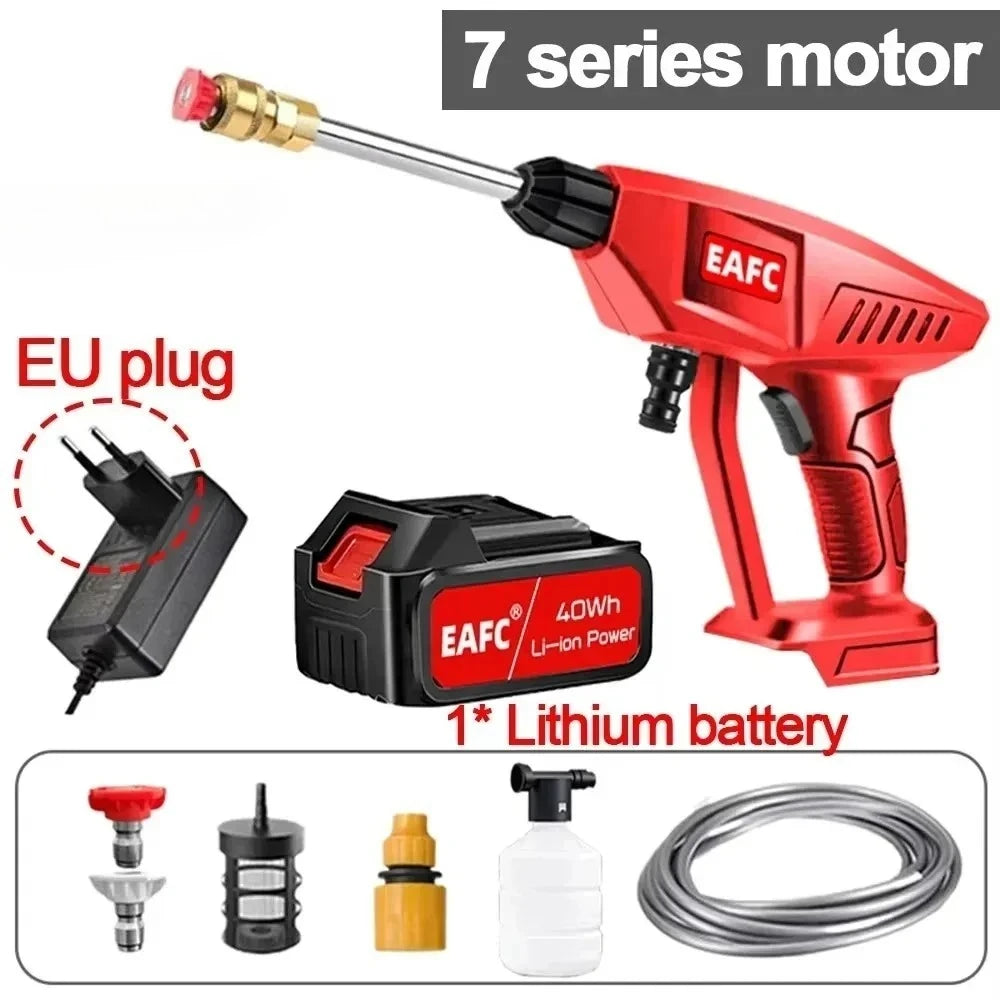 Cordless Pressure Washer 21V Car Washing Gun with Foam Sprayer - image 9