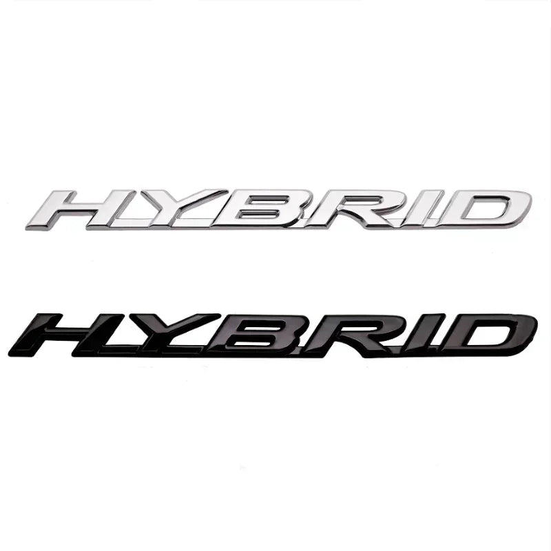 3D Metal Hybrid Letter Trunk and Fender Emblem Badge Decal - view 3
