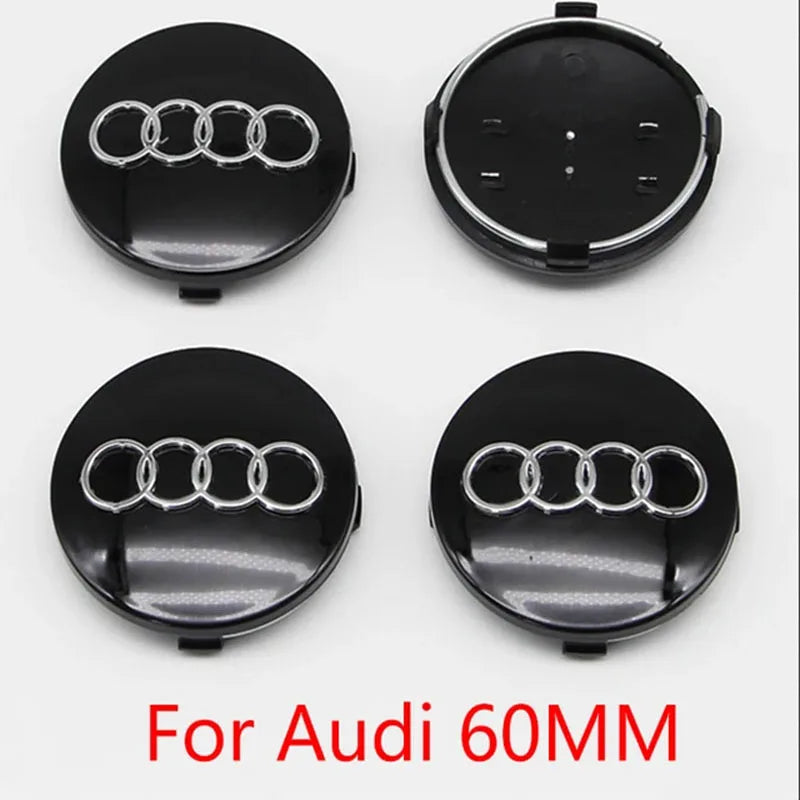 Wheel Center Caps for Audi A3-Q8 & R8, 60-77mm 4-Pack - image 10