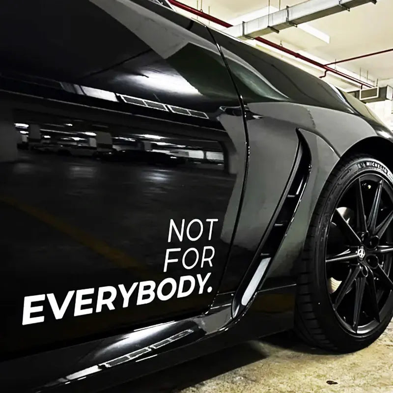 Not For Everybody JDM Car Door Decals, Racing Style Graphics - view 9