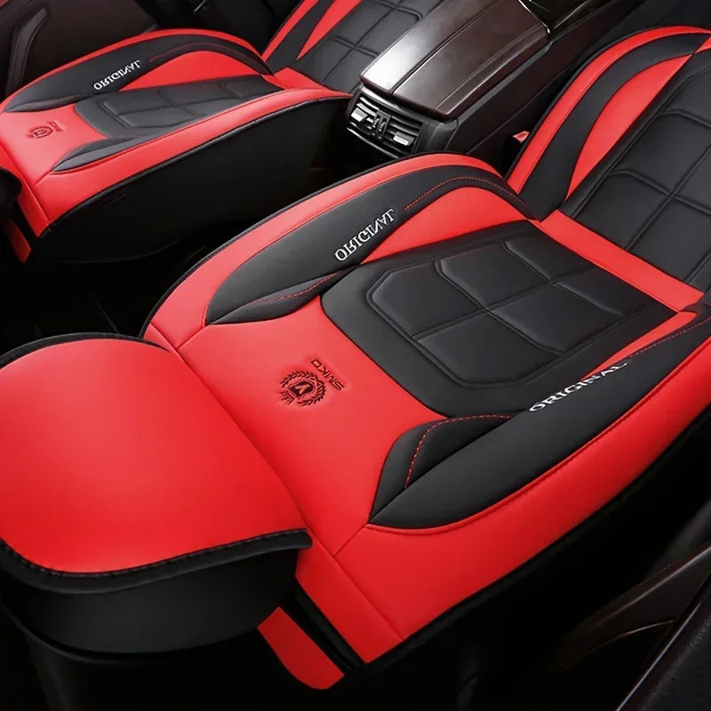 Synthetic Leather Single Car Seat Cover, All-Season Universal