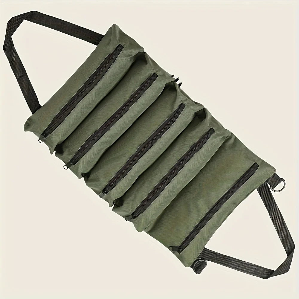 Multi-Purpose Multi Pocket Roll Up Portable Small Tools Organizer Bag