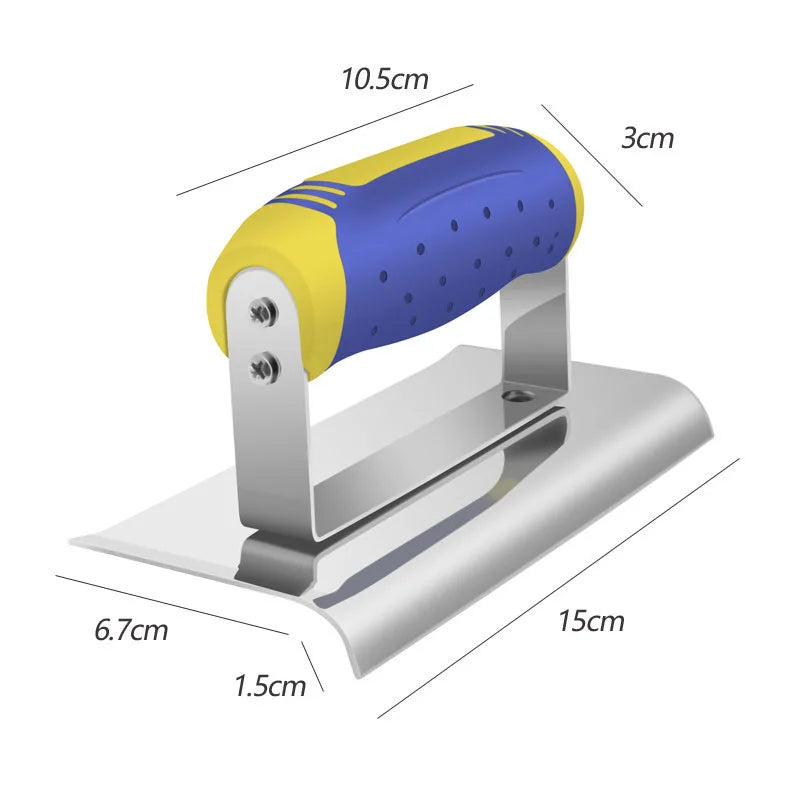 One Piece of Inner and Outer Corner Trowel Internal and External 90 Degree Sheet Rock Stainless Steel Drywall Corner Trowel