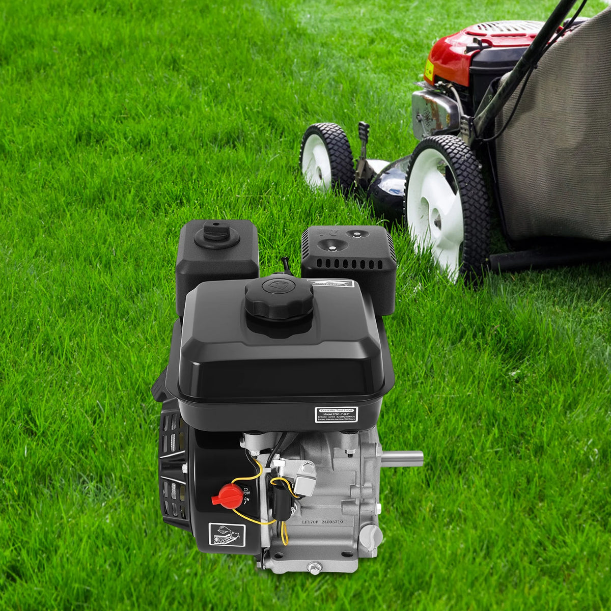 7.5HP 212cc 4-Stroke Gas Engine with Pull Start